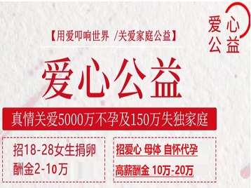 高密捐卵助孕生子 爱心志愿者招募